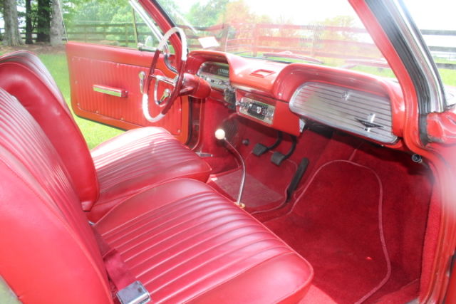 1963 Red Chevrolet Corvair