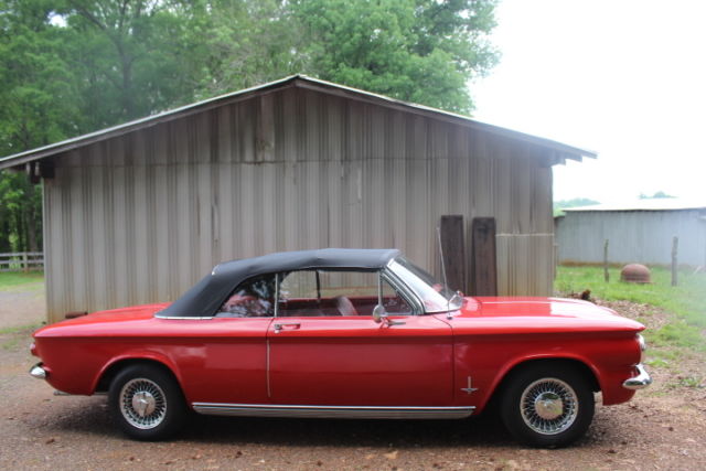1963 Red Chevrolet Corvair