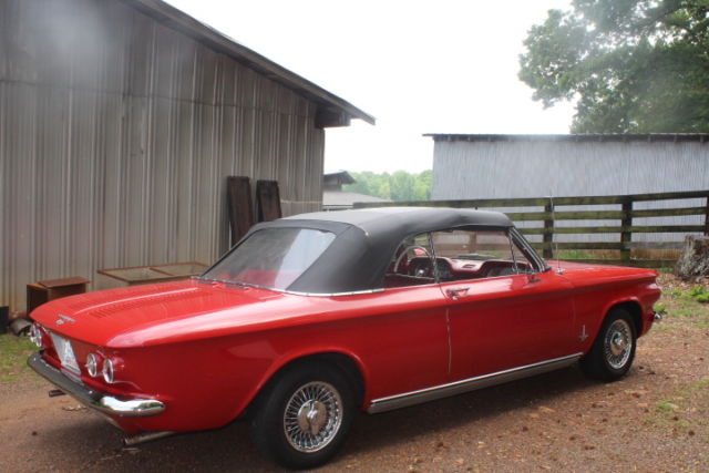 1963 Red Chevrolet Corvair