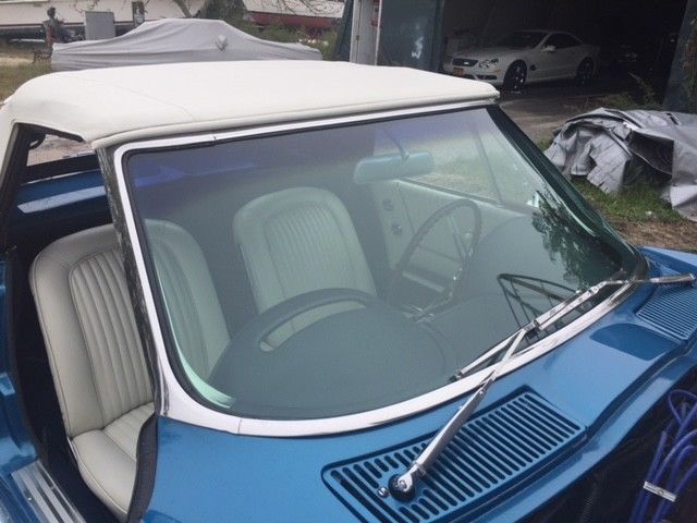1963 Blue Chevrolet Corvette Convertible