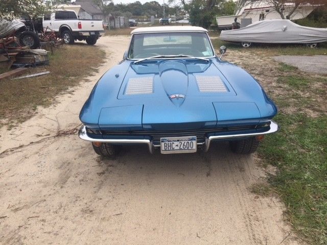 1963 Blue Chevrolet Corvette Convertible