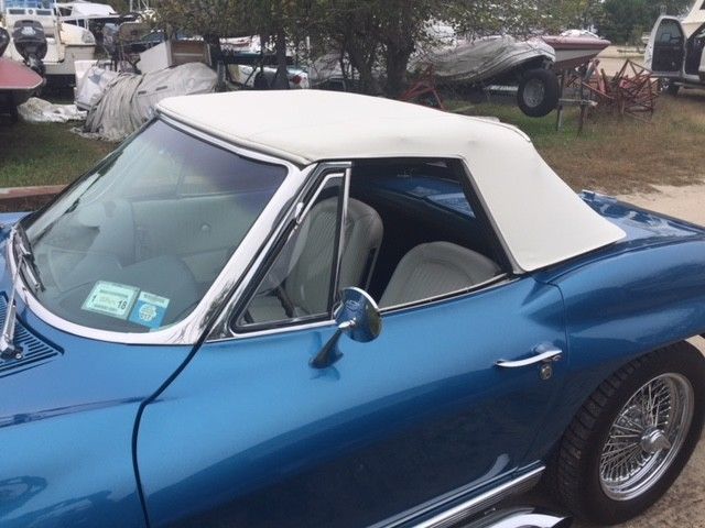 1963 Blue Chevrolet Corvette Convertible
