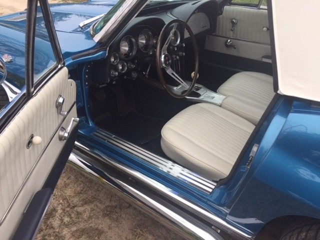 1963 Blue Chevrolet Corvette Convertible