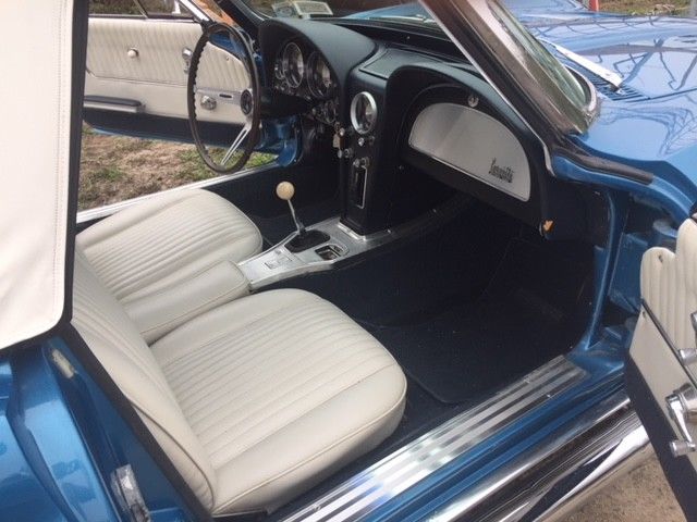 1963 Blue Chevrolet Corvette Convertible