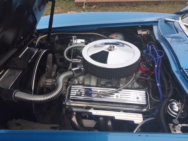 1963 Blue Chevrolet Corvette Convertible