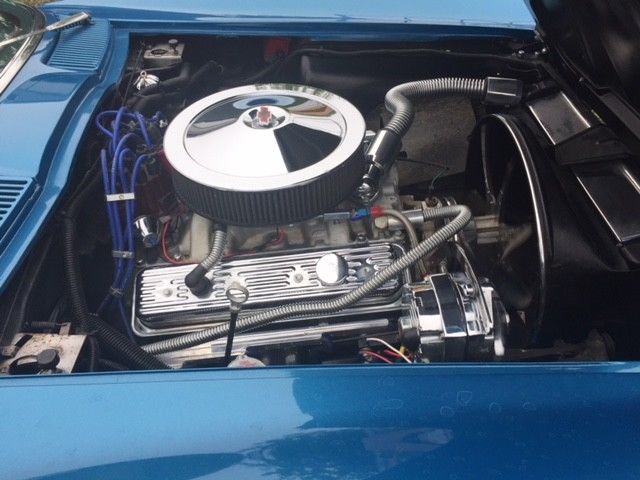 1963 Blue Chevrolet Corvette Convertible