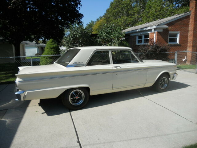 1963 White Ford Fairlane Coupe