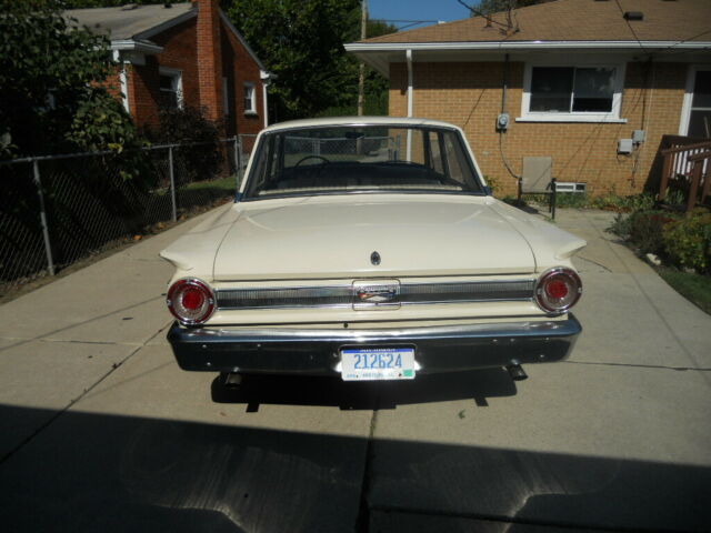 1963 White Ford Fairlane Coupe