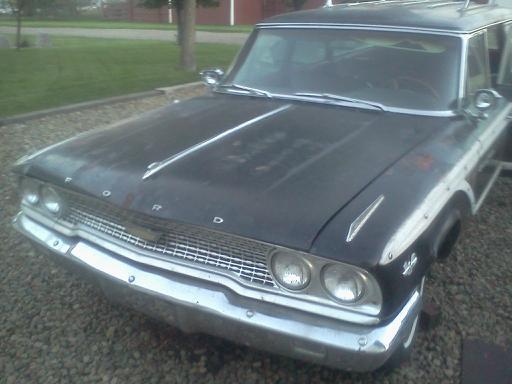 1963 Black Ford Galaxie Wagon