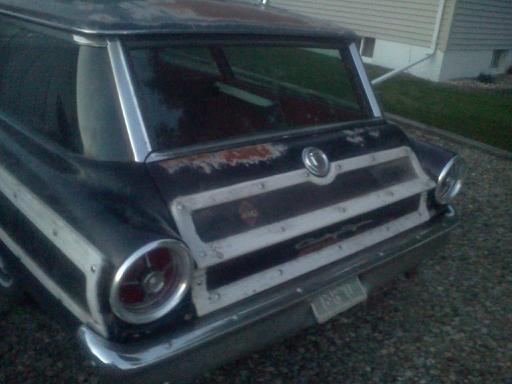 1963 Black Ford Galaxie Wagon