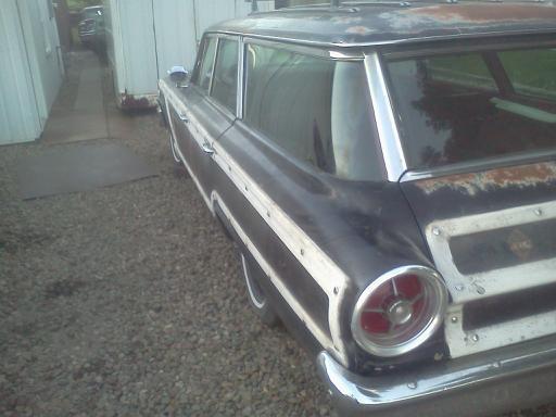 1963 Black Ford Galaxie Wagon