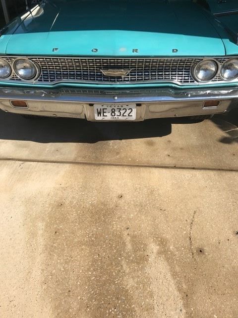1963 Turquose Ford Galaxie Convertible