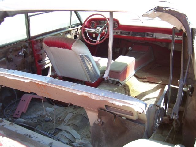 1963 Red Ford Galaxie Convertible