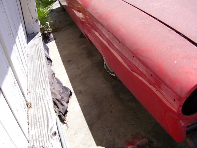 1963 Red Ford Galaxie Convertible