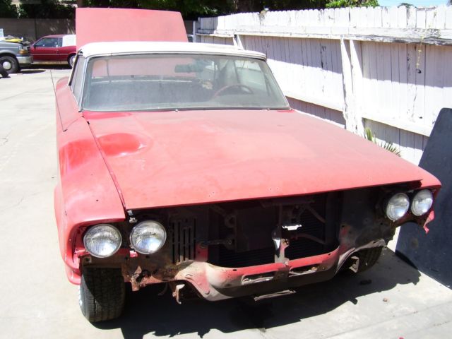 1963 Red Ford Galaxie Convertible