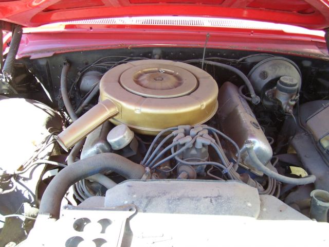1963 Red Ford Galaxie Convertible