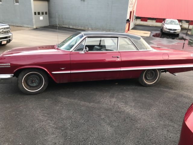 1963 Red Chevrolet Impala Coupe
