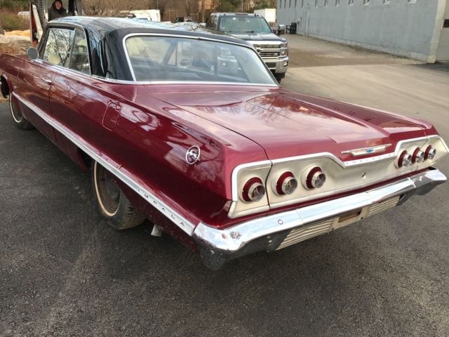 1963 Red Chevrolet Impala Coupe