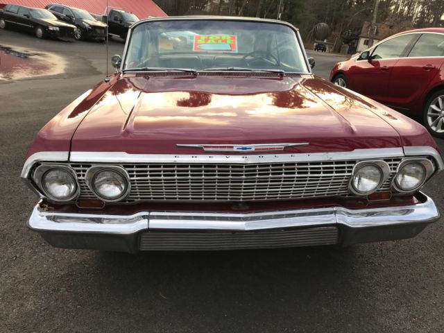 1963 Red Chevrolet Impala Coupe