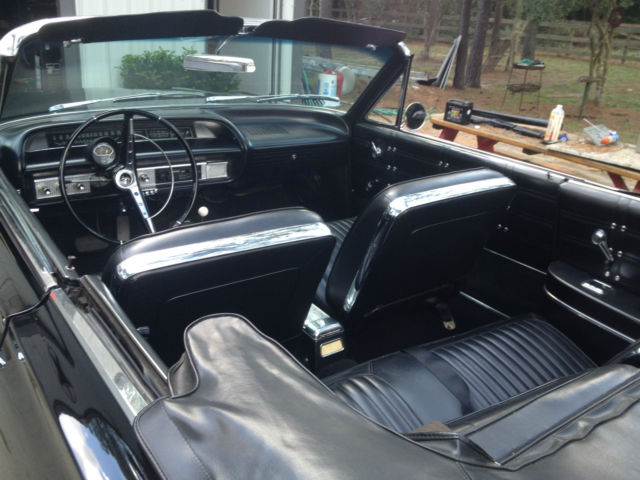 1963 Black Chevrolet Impala Convertible