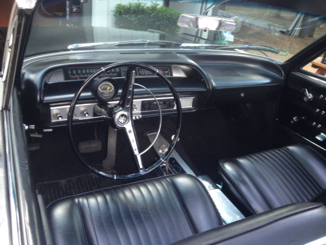 1963 Black Chevrolet Impala Convertible