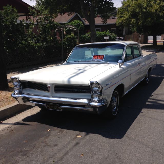 1963 white Pontiac Catalina sedan