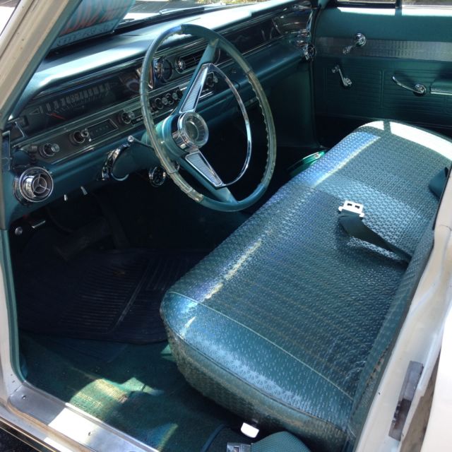 1963 white Pontiac Catalina sedan