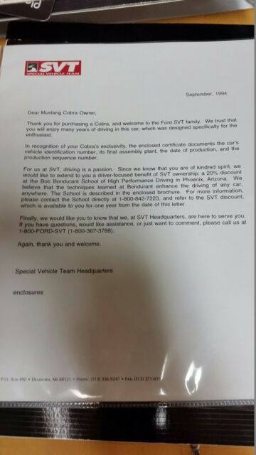 1994 Red Ford Mustang Coupe