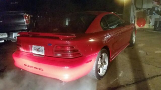 1994 Red Ford Mustang Coupe