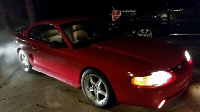 1994 Red Ford Mustang Coupe