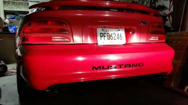 1994 Red Ford Mustang Coupe