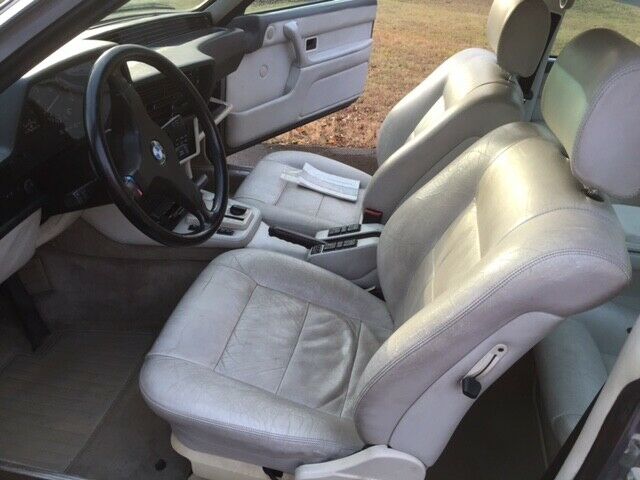 1987 Blue BMW 6-Series Coupe