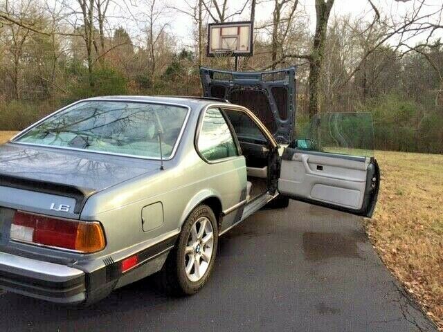 1987 Blue BMW 6-Series Coupe