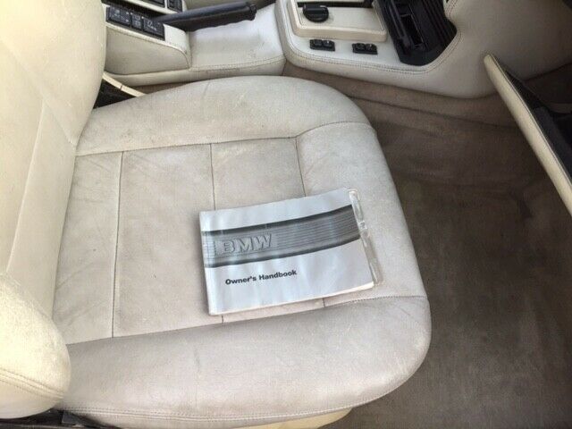 1987 Blue BMW 6-Series Coupe