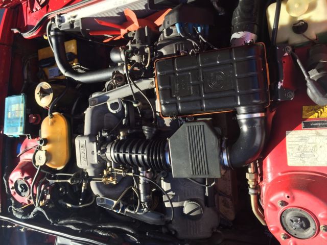 1985 Red BMW 6-Series