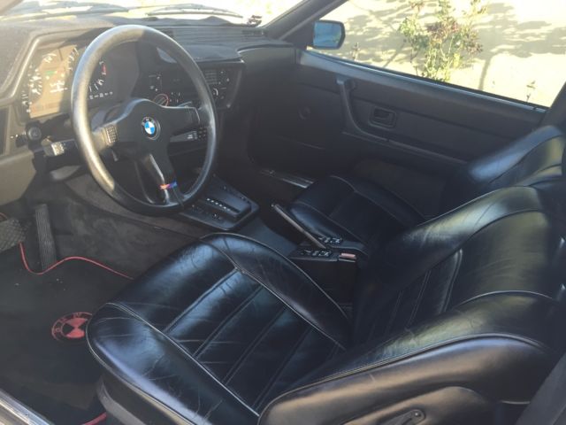 1985 Red BMW 6-Series