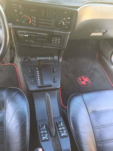 1985 Red BMW 6-Series