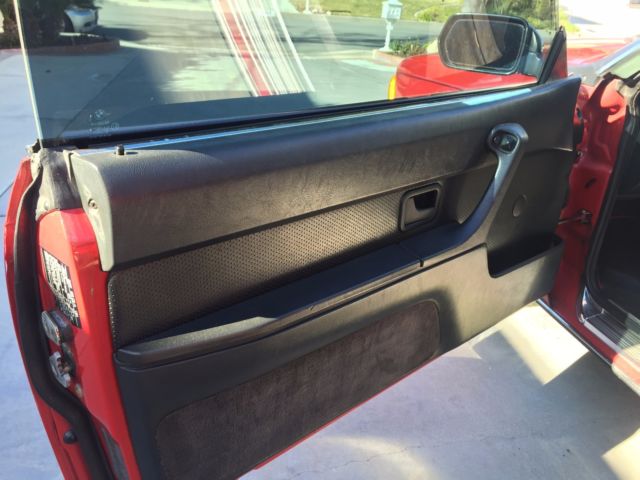 1985 Red BMW 6-Series