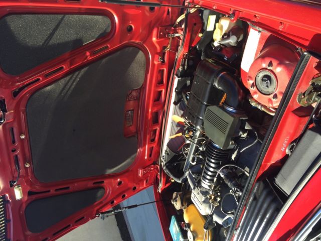 1985 Red BMW 6-Series