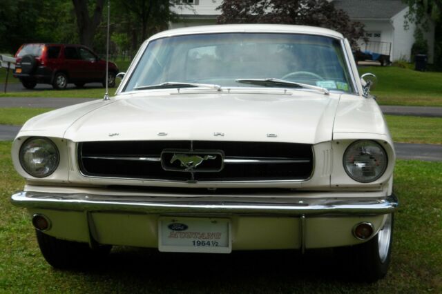 1965 White Ford Mustang Coupe