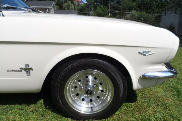 1965 White Ford Mustang Coupe