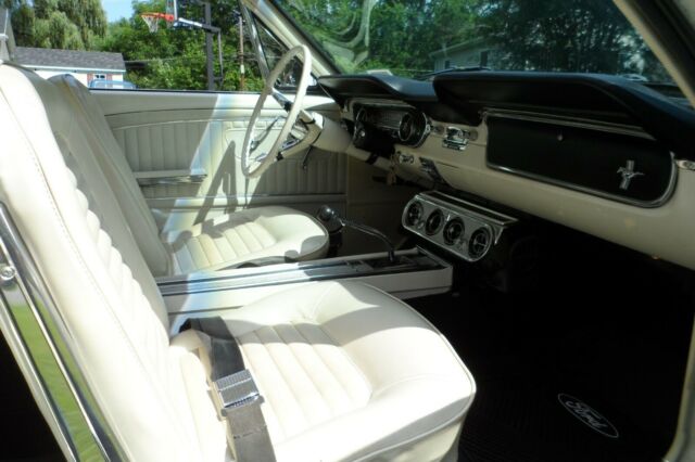 1965 White Ford Mustang Coupe