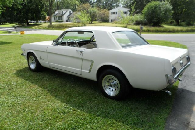 1965 White Ford Mustang Coupe