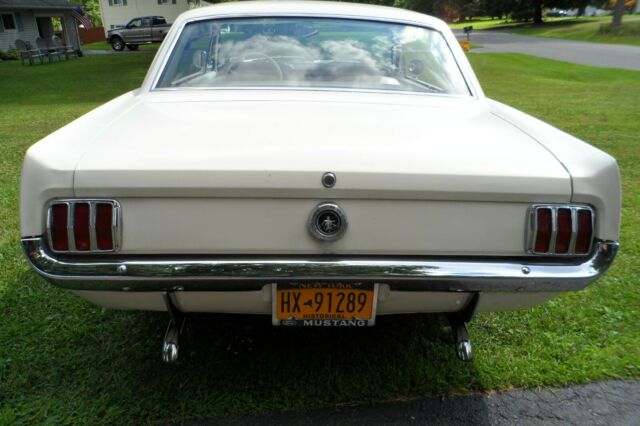 1965 White Ford Mustang Coupe