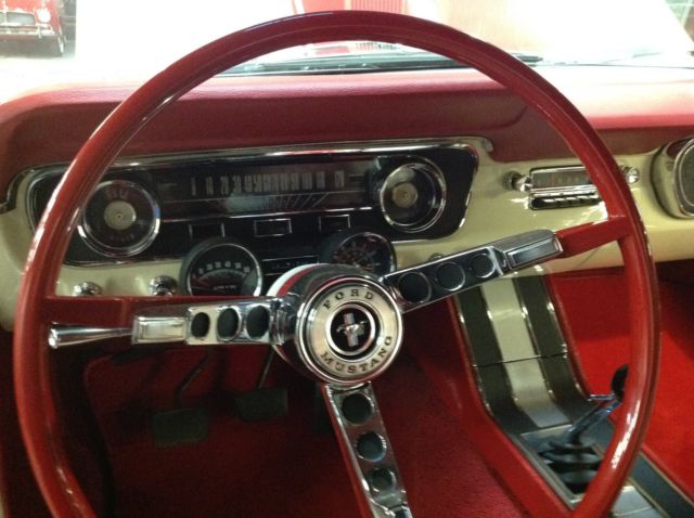 1964 White Ford Mustang Convertible