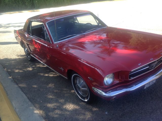 1965 Red Ford Mustang Coupe