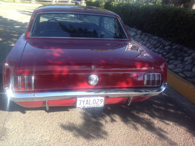 1965 Red Ford Mustang Coupe