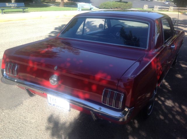 1965 Red Ford Mustang Coupe