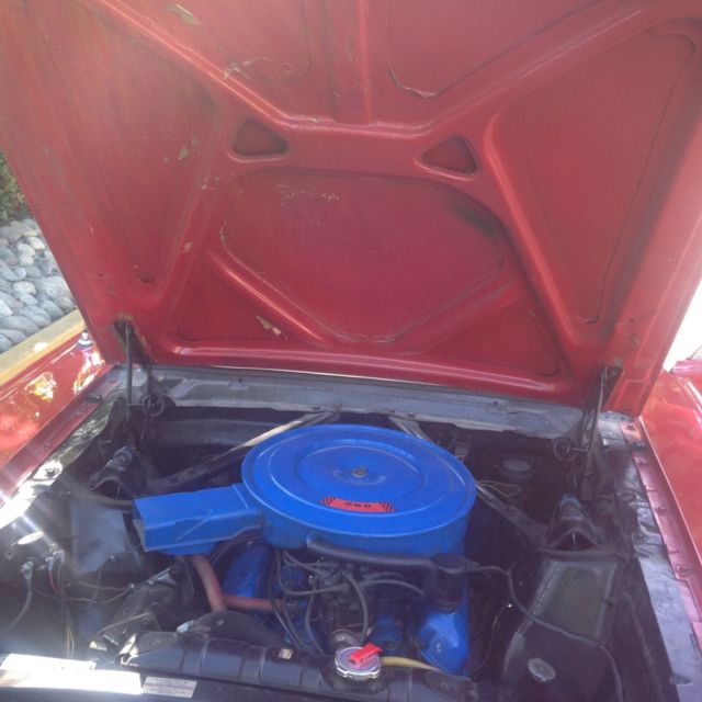 1965 Red Ford Mustang Coupe