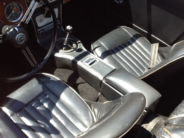 1964 Red Austin Healey 3000 sports convertible